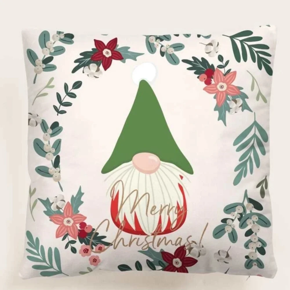 🎯🎯 SALE 🎯🎯 NWT Christmas Gnome Elf Pillow Cover
